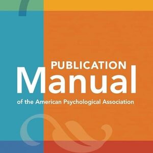 Publication Manual of the American Psychological Association (HARDCOVER)